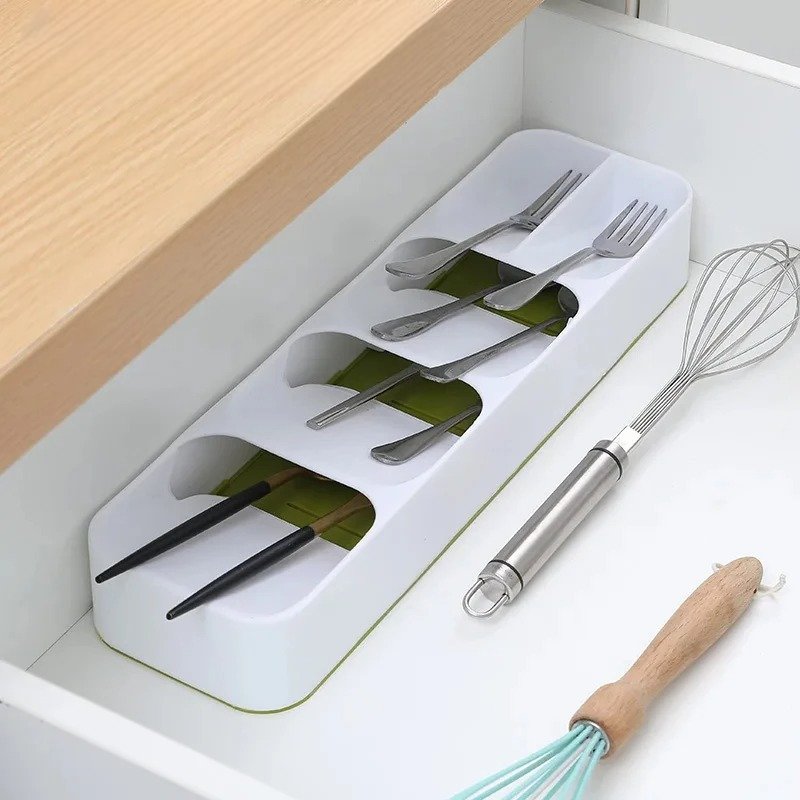 CutleryStorageTray™ - Blanc - Rangement Cuisine